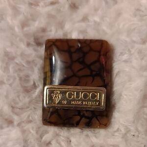 Gucci Brown and Gold Accessory